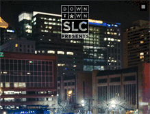 Tablet Screenshot of downtownslcpresents.org